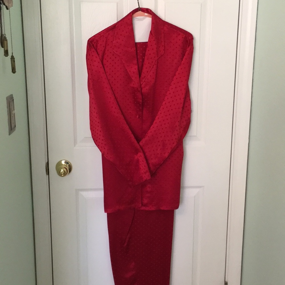 Red Silk Pajamas